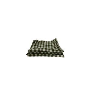 Quince Home Gingham Table Napkin Set of 4 Green 20x20